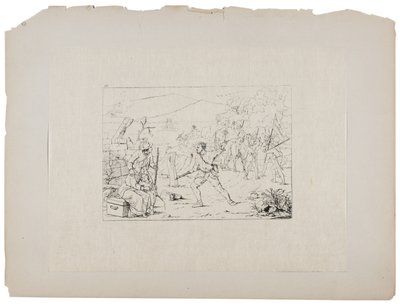 Formazione di bande di guerriglia, c.1880-90 da Adalbert John Volck